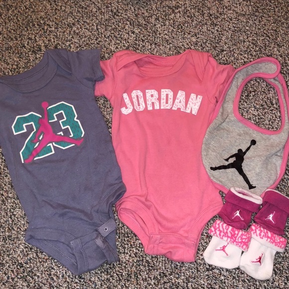baby girl jordan onesies